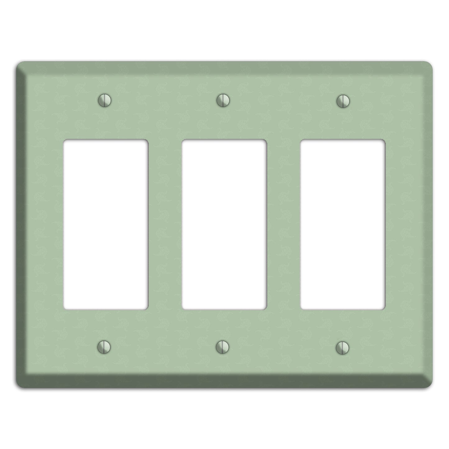 Sage Tiny Cartouche 3 Rocker Wallplate