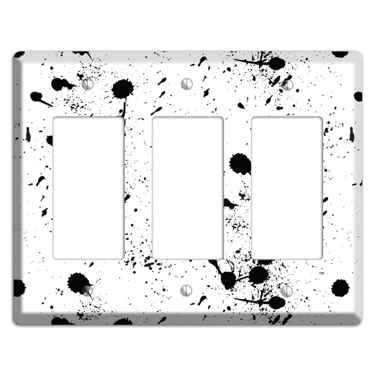 Ink Splash 3 3 Rocker Wallplate