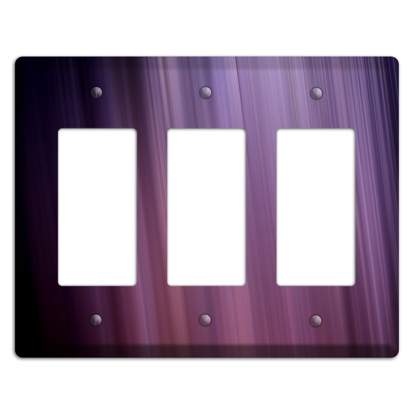 Eggplant Ray of Light 3 Rocker Wallplate