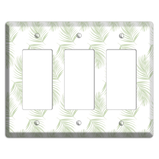 Leaves Style GG 3 Rocker Wallplate