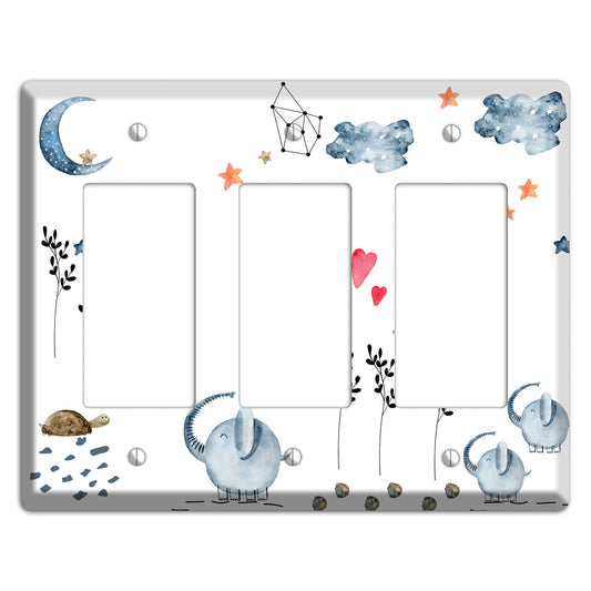 Elephant 3 Rocker Wallplate