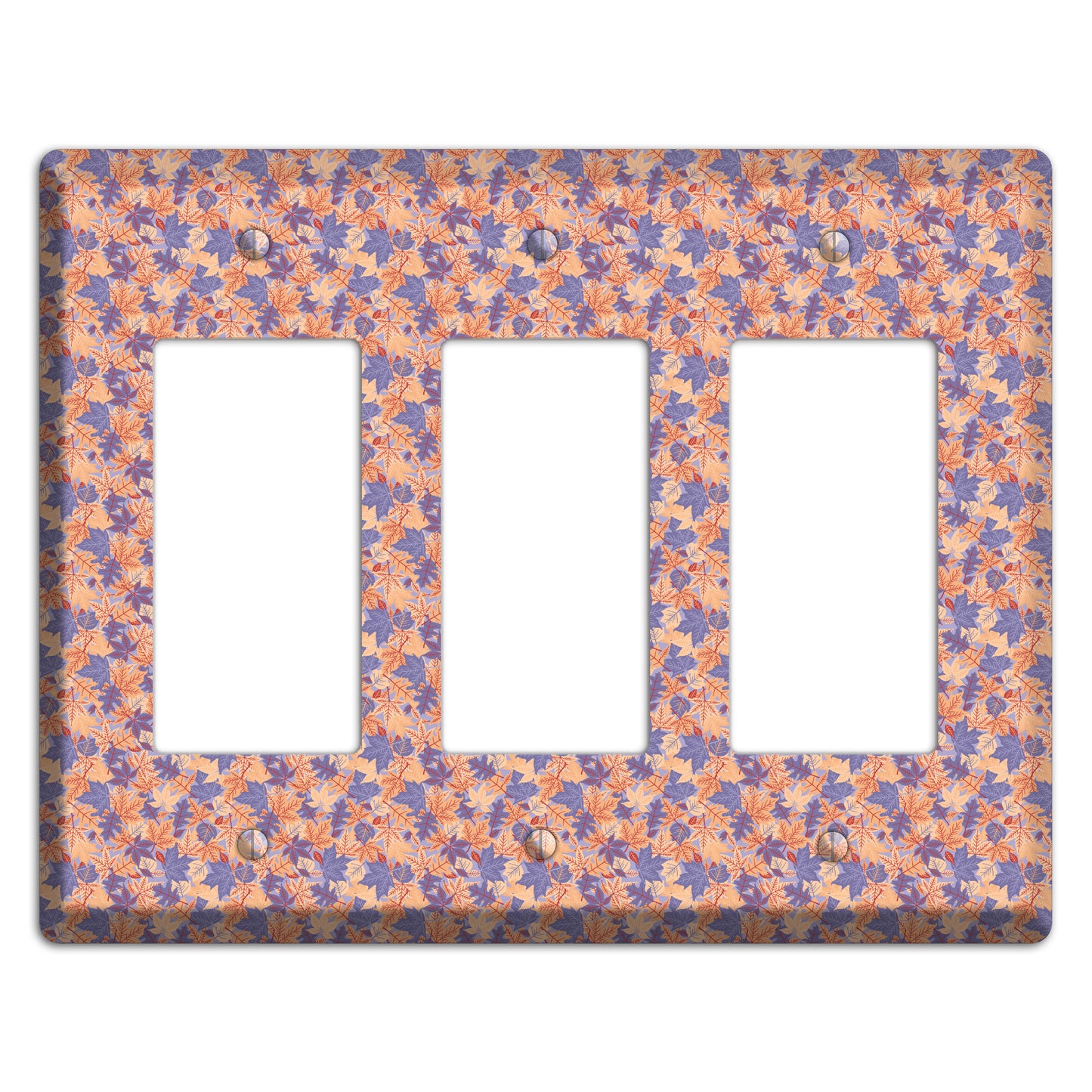 Autumn Leaves Overlay 3 Rocker Wallplate