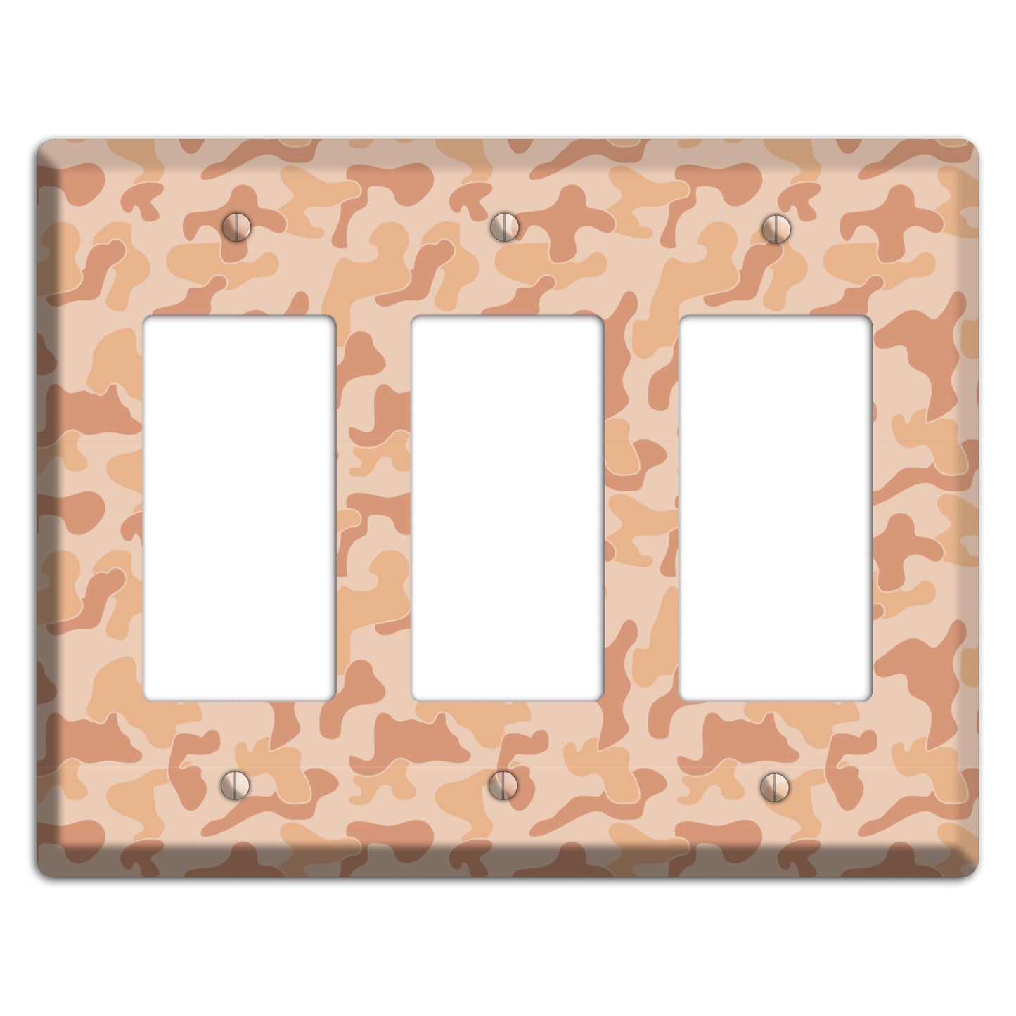 Beach Camo 3 Rocker Wallplate