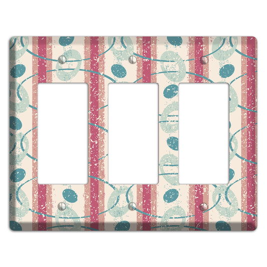 Bubble Gum 3 Rocker Wallplate