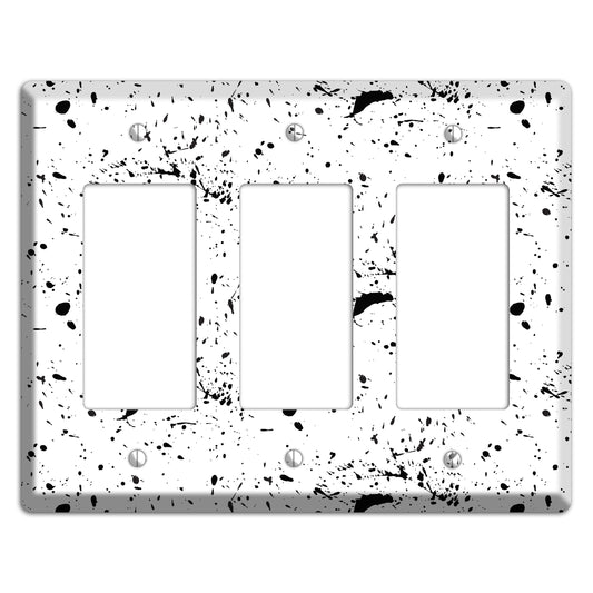 Ink Splash 5 3 Rocker Wallplate