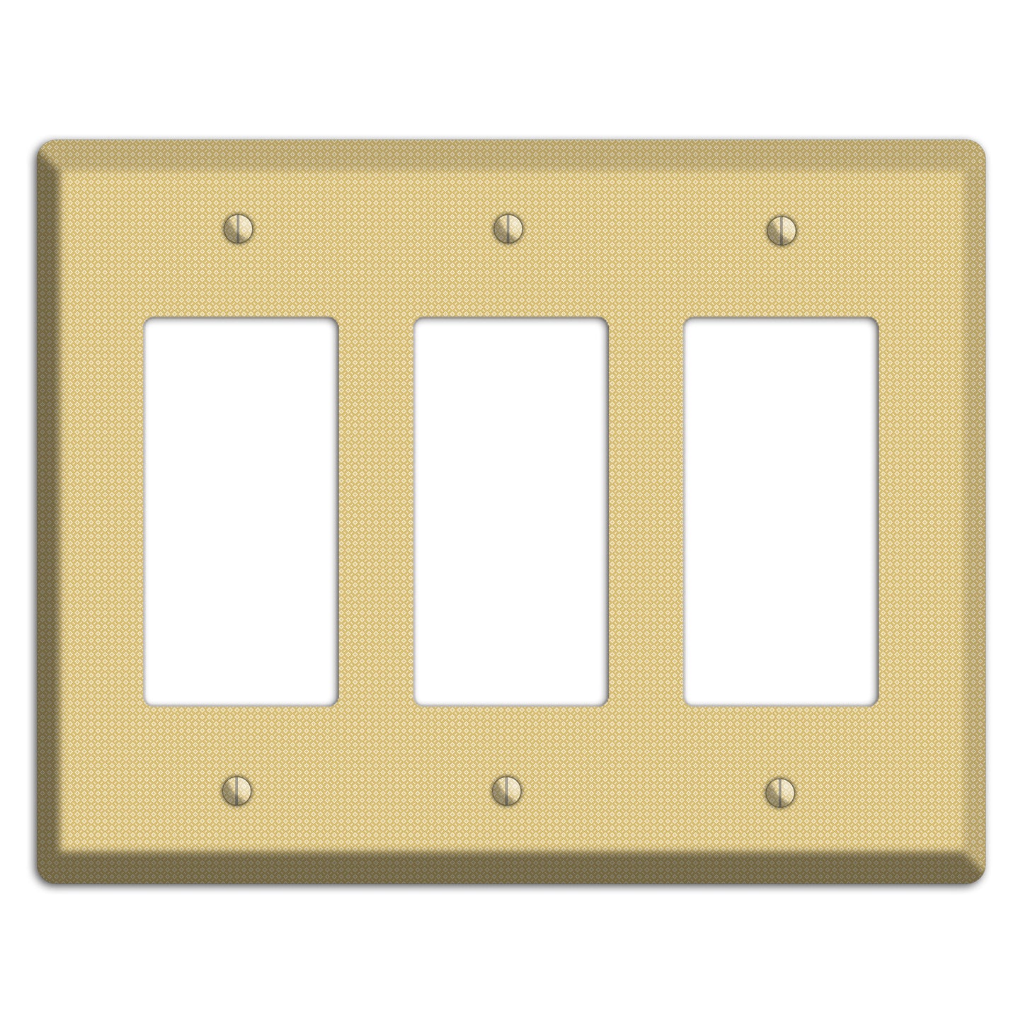 Khaki Weave 3 Rocker Wallplate