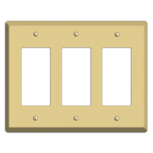 Khaki Weave 3 Rocker Wallplate