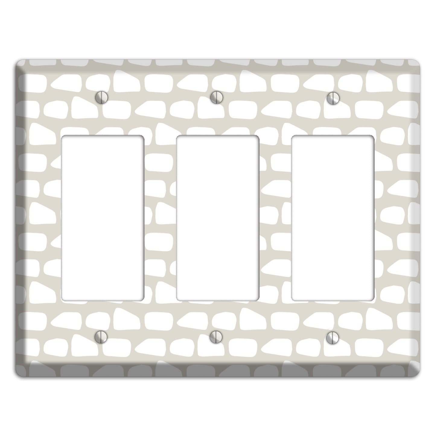 Simple Scandanavian Style Q 3 Rocker Wallplate