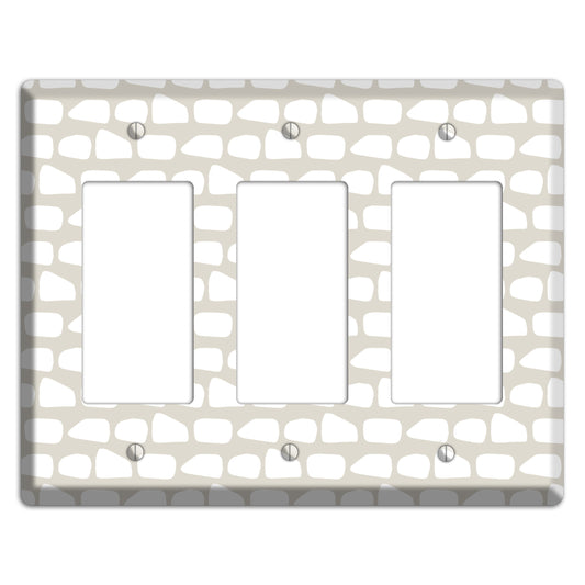 Simple Scandanavian Style Q 3 Rocker Wallplate