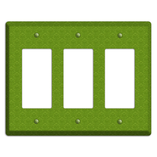 Green Cartouche 3 Rocker Wallplate