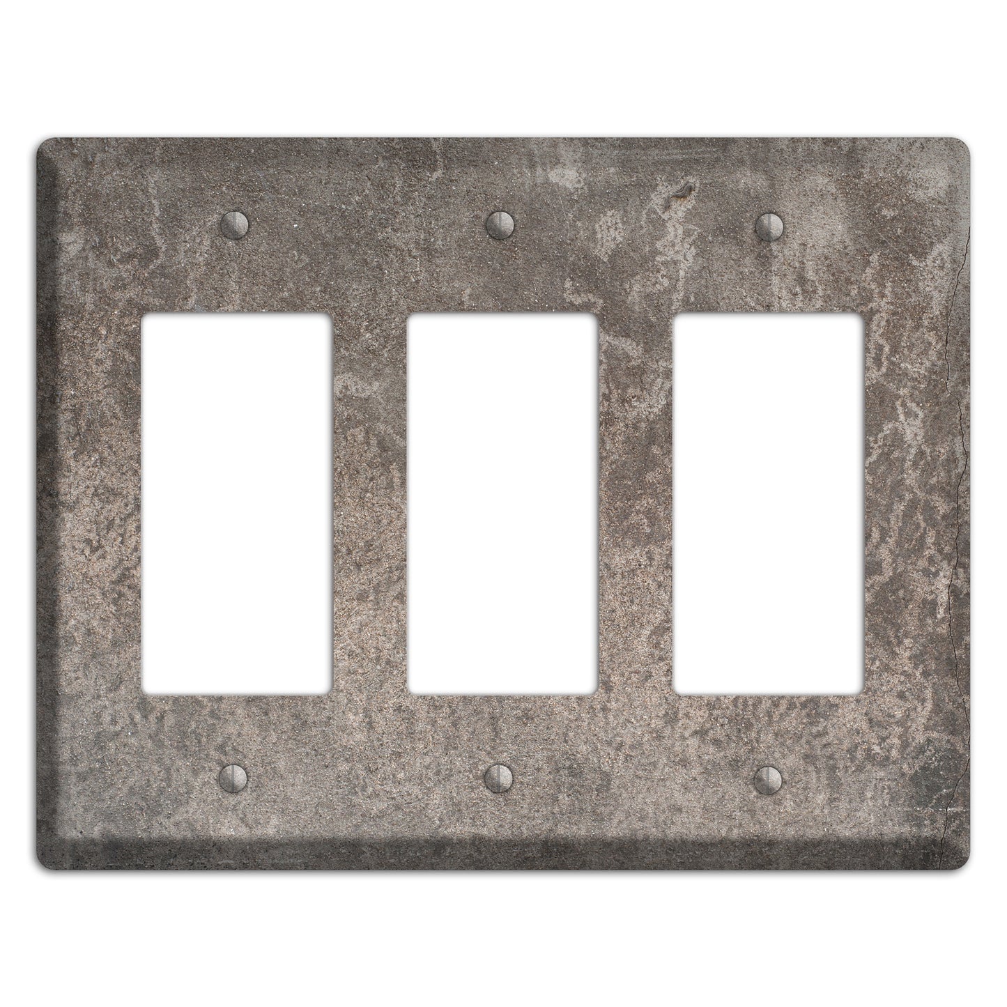 Old Concrete 1 3 Rocker Wallplate