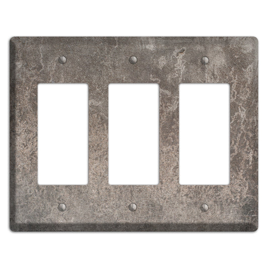 Old Concrete 1 3 Rocker Wallplate