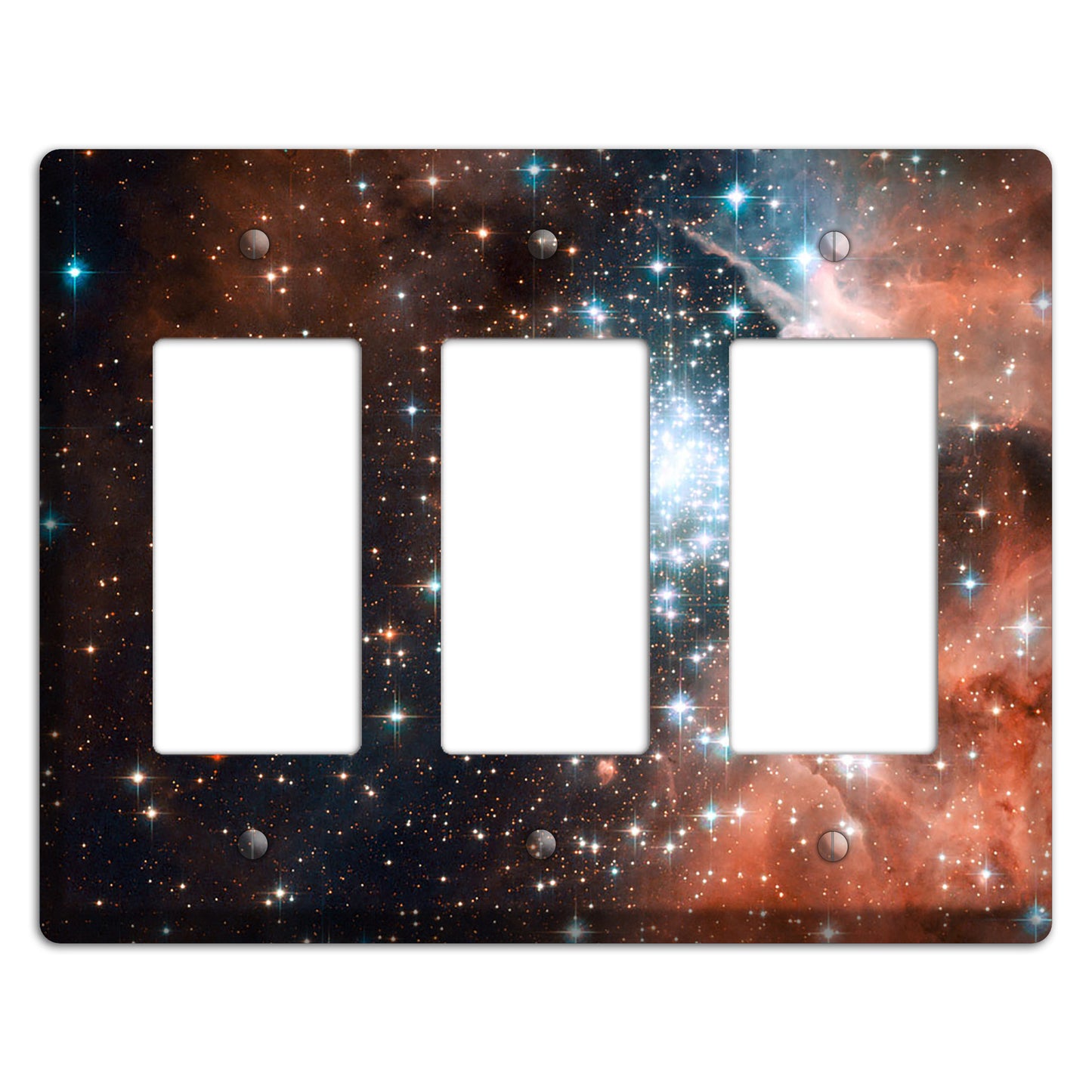 star cluster bursts 3 Rocker Wallplate