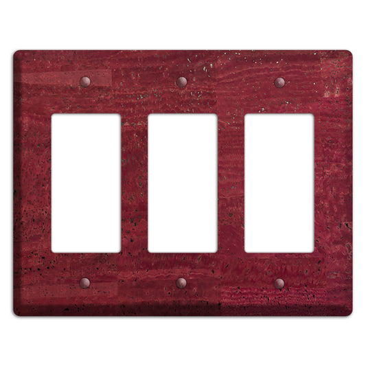 Cranberry Cork 3 Rocker Wallplate