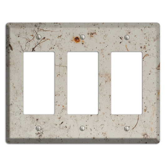 Spotted Concrete 3 Rocker Wallplate