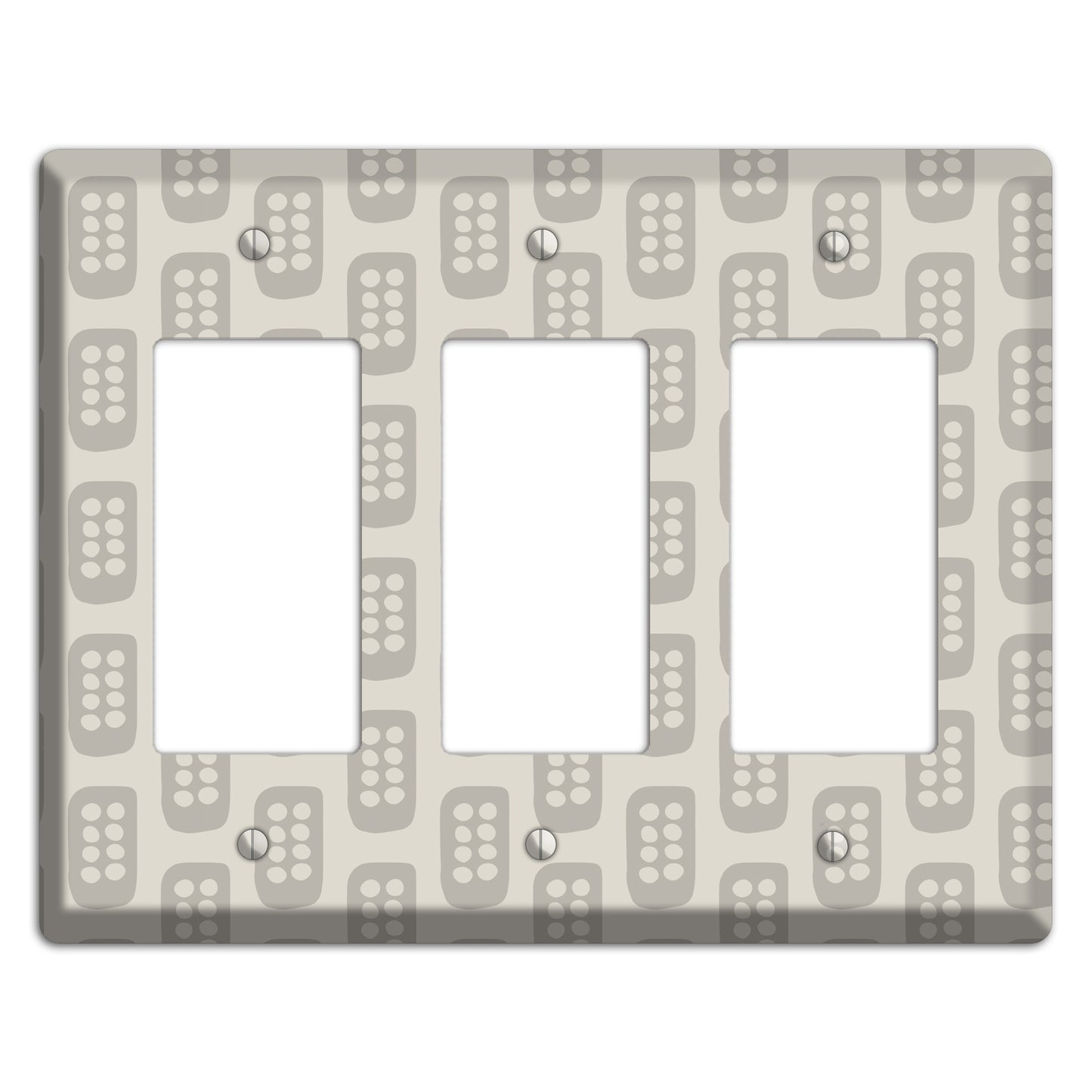 Simple Scandanavian Style EE 3 Rocker Wallplate