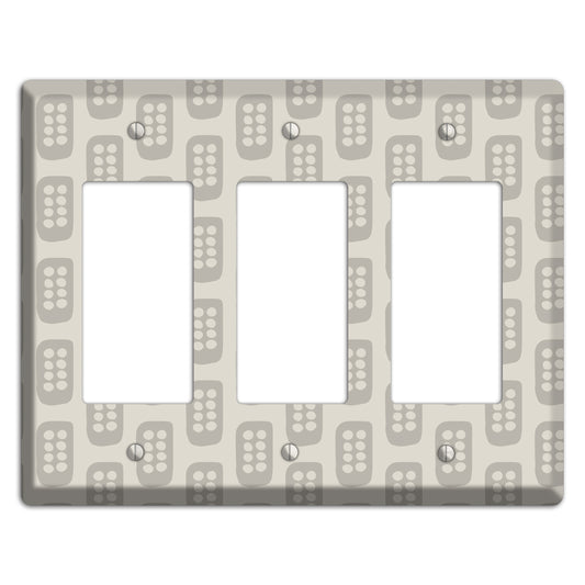 Simple Scandanavian Style EE 3 Rocker Wallplate