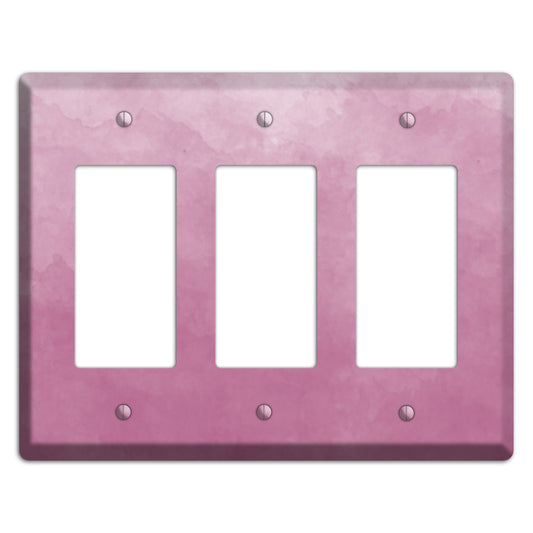 Purple Ombre 3 Rocker Wallplate