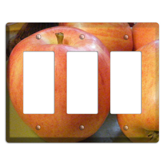 Large Apple 3 Rocker Wallplate