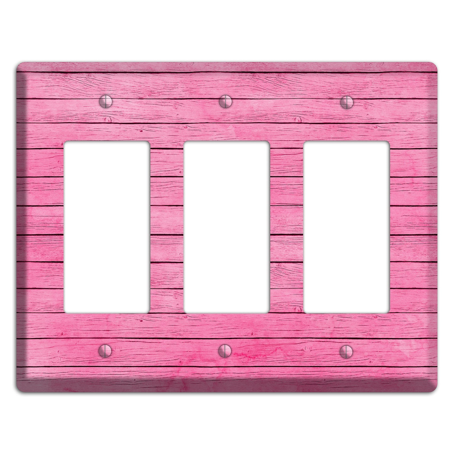 Carissma Pink Texture 3 Rocker Wallplate