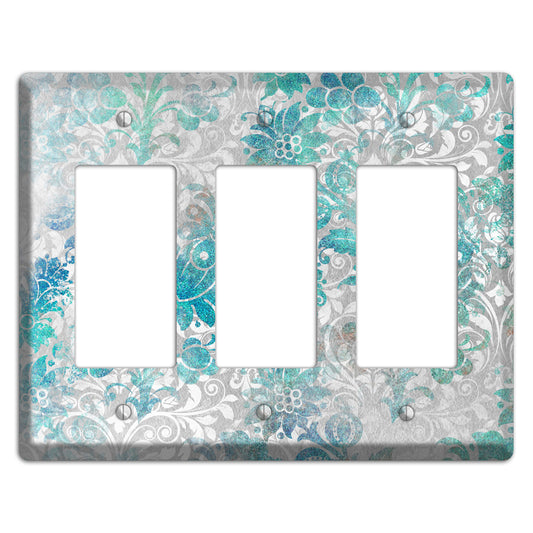 Gulf Stream Whimsical Damask 3 Rocker Wallplate