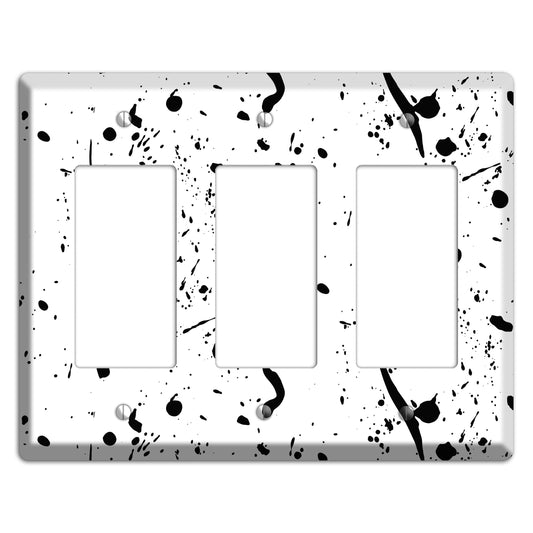 Ink Splash 2 3 Rocker Wallplate