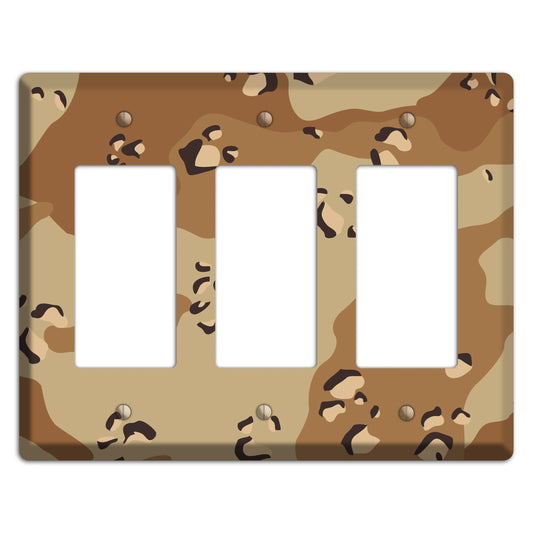 Desert Camo 3 Rocker Wallplate