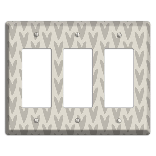 Simple Scandanavian Style I 3 Rocker Wallplate