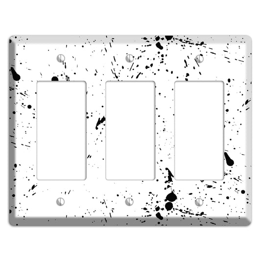 Ink Splash 8 3 Rocker Wallplate