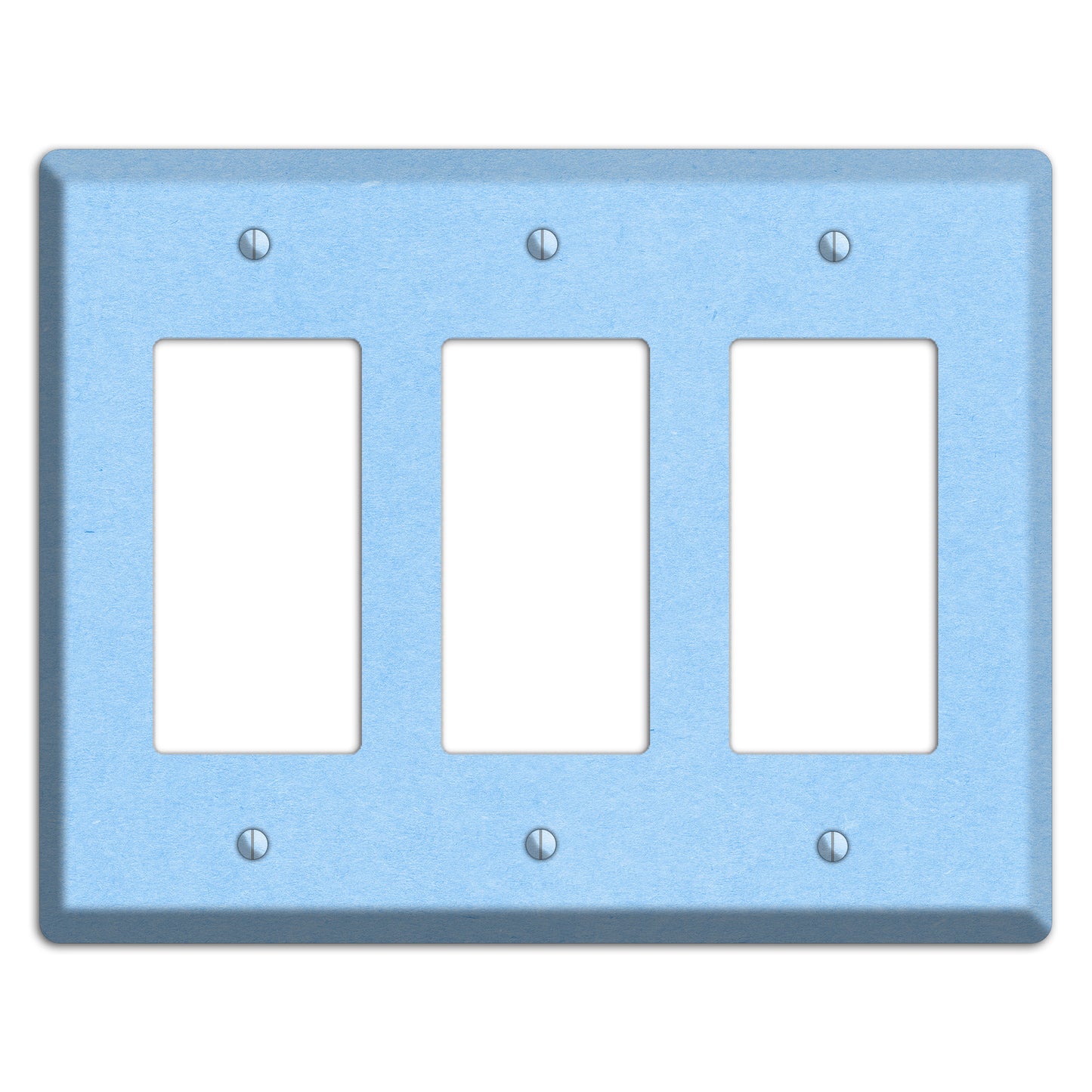 Light Sky Blue Kraft 3 Rocker Wallplate