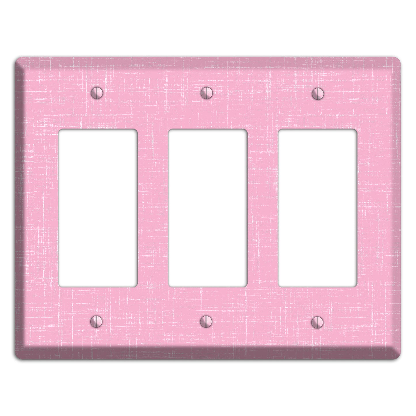 Chantilly Pink Texture 3 Rocker Wallplate