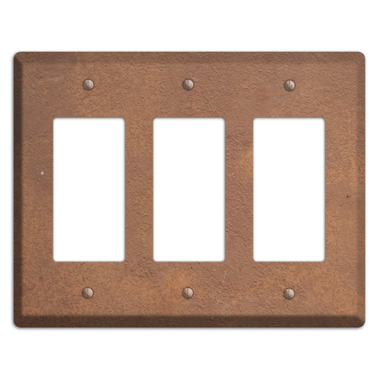 Brown Concrete 3 Rocker Wallplate