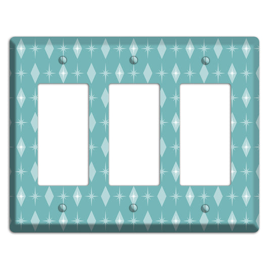 Blue Diamon 3 Rocker Wallplate