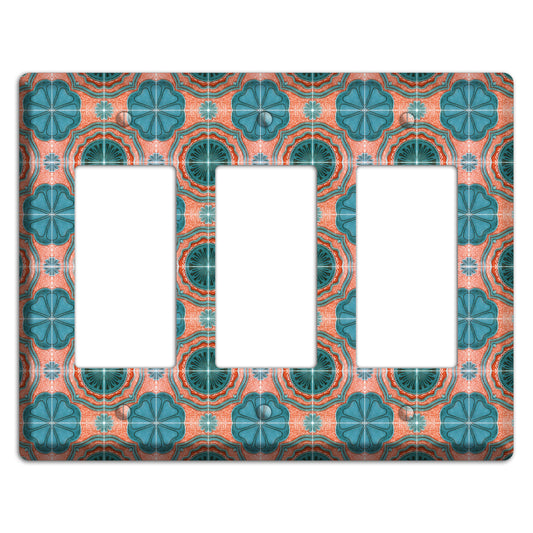 Tavira Tiles 3 3 Rocker Wallplate