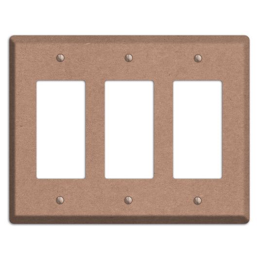 Pale Taupe Kraft 3 Rocker Wallplate