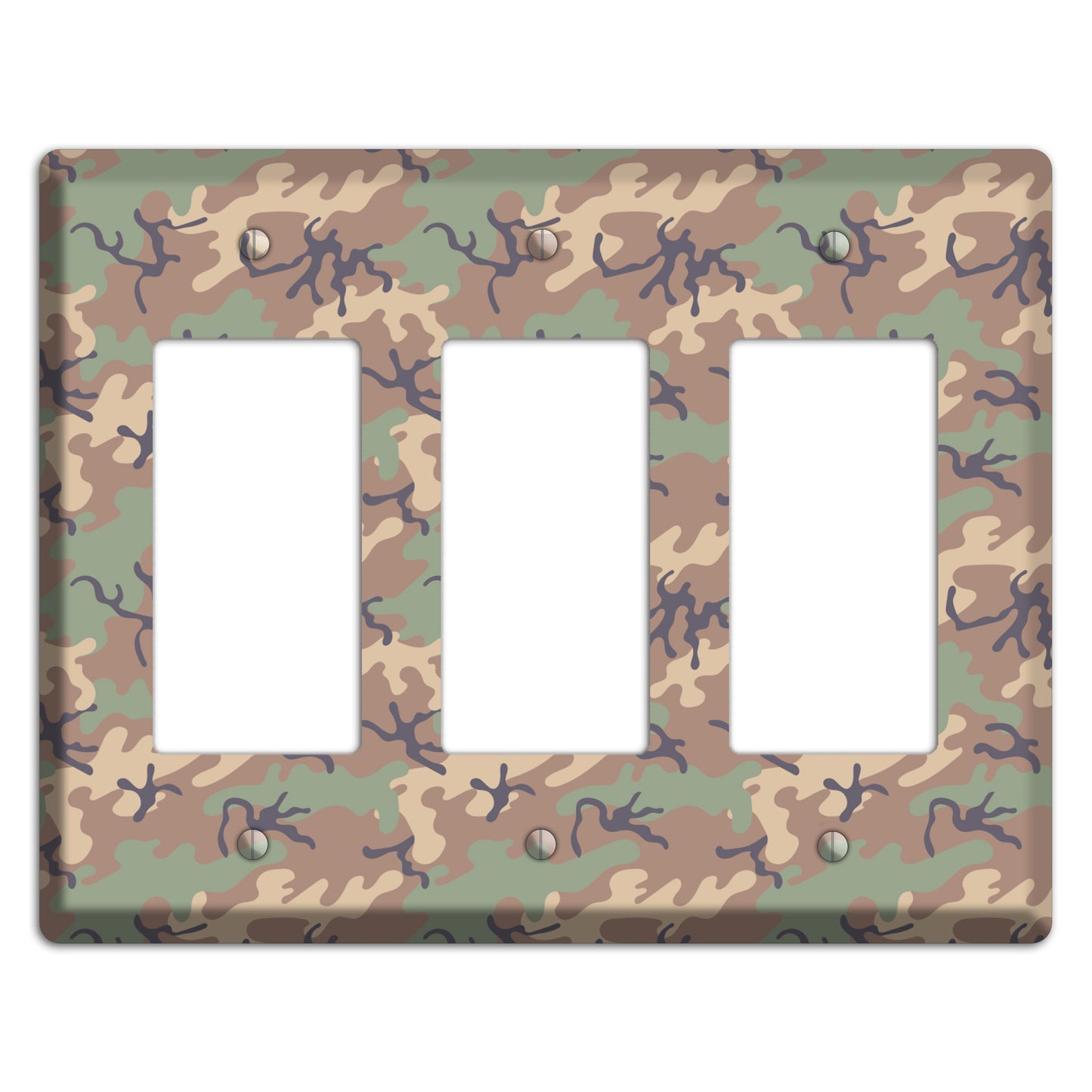 Jungle 1968 Camo 3 Rocker Wallplate