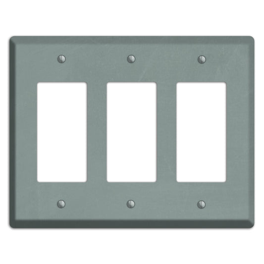 Chalk Faded Gree 3 Rocker Wallplate