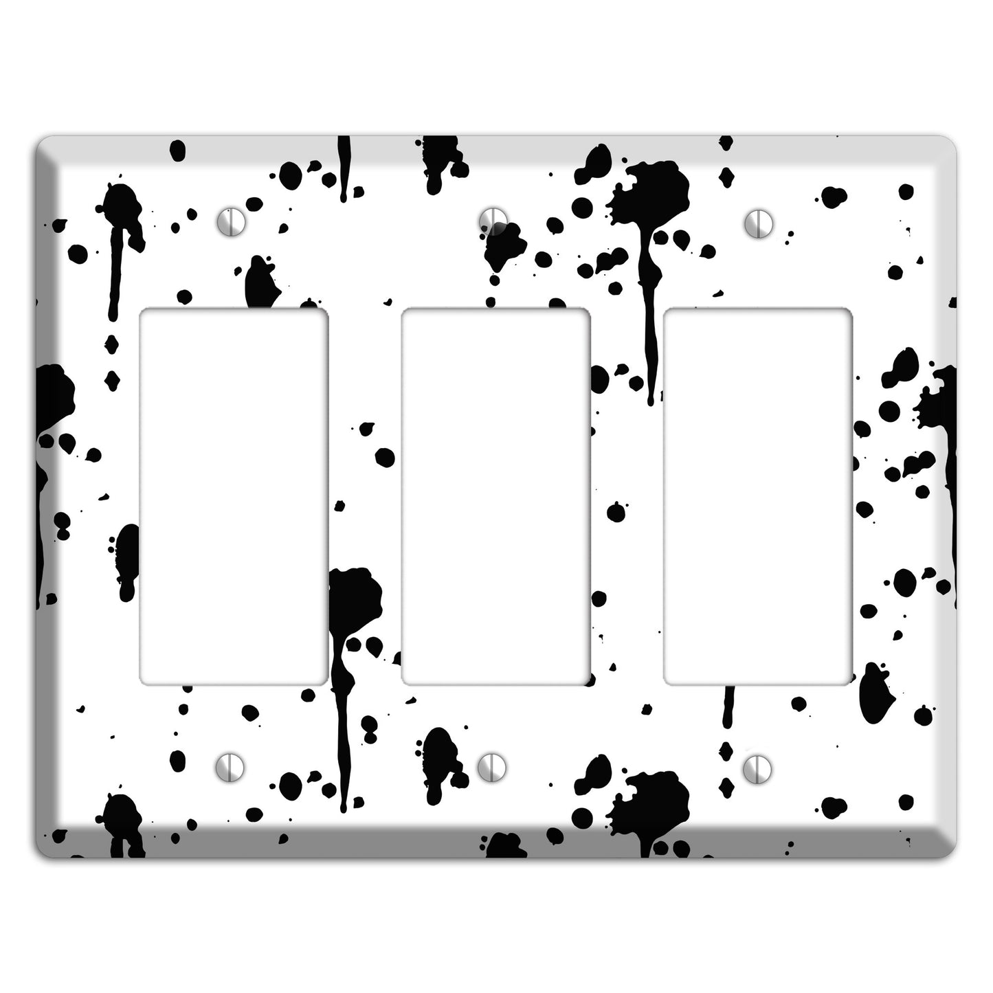 Ink Drips 1 3 Rocker Wallplate