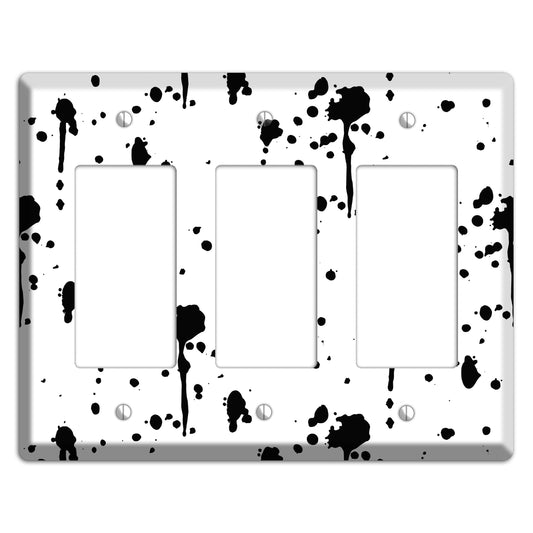 Ink Drips 1 3 Rocker Wallplate