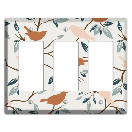 Bird Branch 1 3 Rocker Wallplate