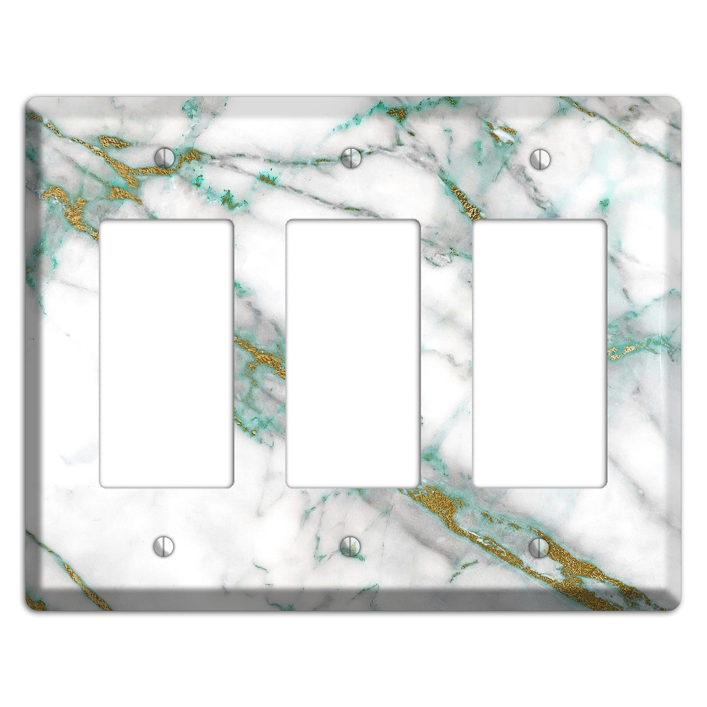 Mantle Marble 3 Rocker Wallplate