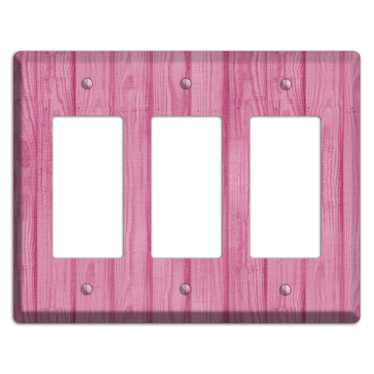 Can Can Pink Texture 3 Rocker Wallplate