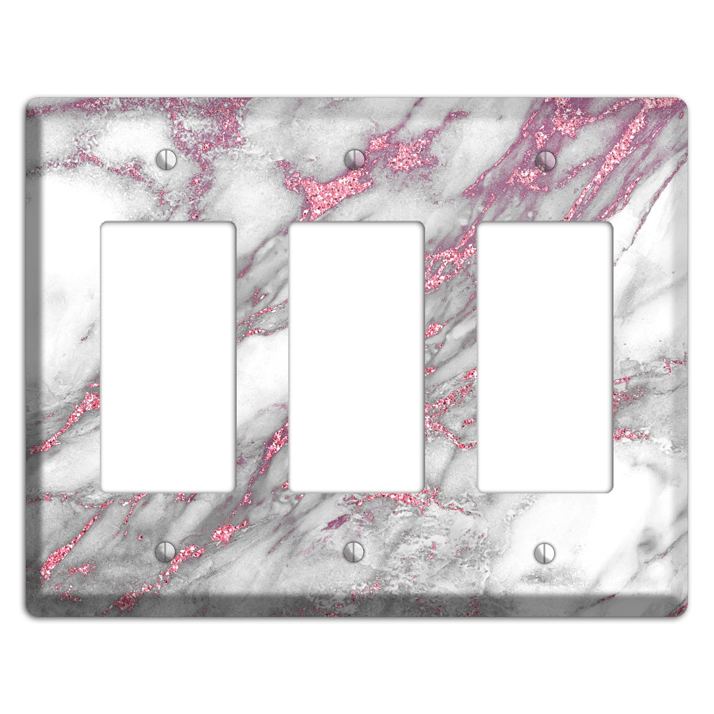 Can Can Marble 3 Rocker Wallplate