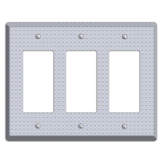 Grey Stars 3 Rocker Wallplate