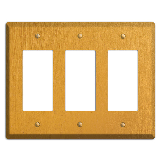 Gold Concrete 3 Rocker Wallplate