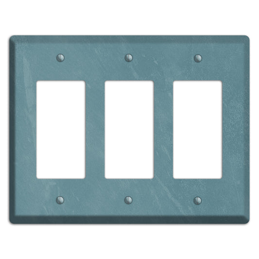 Chalk Teal 3 Rocker Wallplate