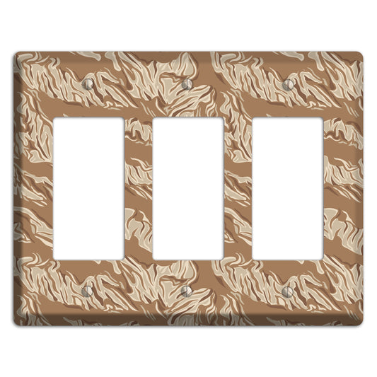 Desert Tiger Camo 3 Rocker Wallplate