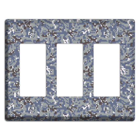 NWU Grey Dom Camo 3 Rocker Wallplate