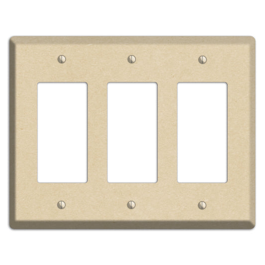 Double Pearl Lusta Kraft 3 Rocker Wallplate