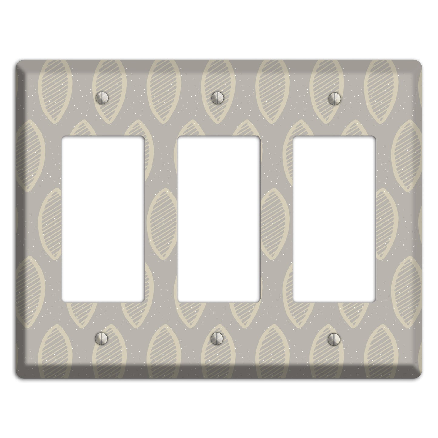 Simple Scandanavian Style W 3 Rocker Wallplate